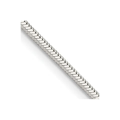 Sterling Silver 1.25mm Square Snake Chain - 4