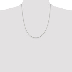 Sterling Silver .85mm Diamond-cut Round Spiga Chain - 6