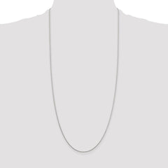 Sterling Silver 1.25mm Diamond-cut Round Spiga Chain