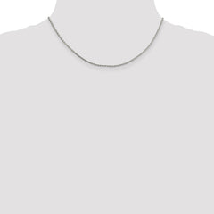 Sterling Silver 1.7mm Diamond-cut Round Spiga Chain - 10