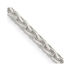Sterling Silver 2.85mm Diamond-cut Round Spiga Chain - 2
