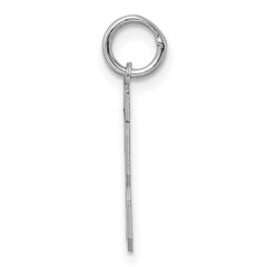 Sterling Silver/Rhodium-plated Polished Number 13 Charm - 2