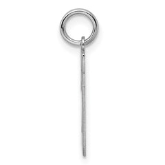 Sterling Silver/Rhodium-plated Polished Number 29 Charm - 3