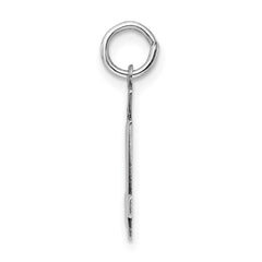 Sterling Silver/Rhodium-plated Polished Number 54 Charm - 3