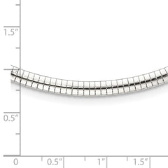 Sterling Silver 4mm Cubetto Necklace - 2