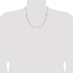 Sterling Silver .95mm Diamond-cut Round Box Chain - 5