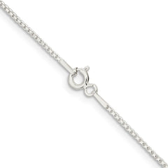 Sterling Silver 1.1mm Diamond-cut Round Box Chain - 6