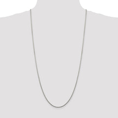 Sterling Silver 1.75mm Diamond-cut Round Box Chain - 2