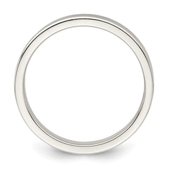 Sterling Silver 3mm Lightweight Flat Size 11.5 Band