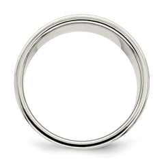 Sterling Silver 12mm Lightweight Flat Size 11 Band