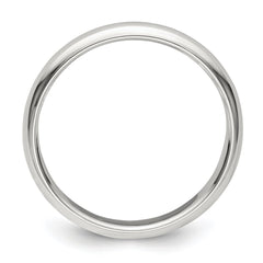 Sterling Silver 3mm Half Round Size 8.5 Band