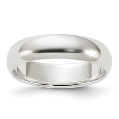 Sterling Silver 5mm Half Round Size 11 Band