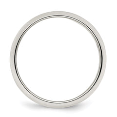 Sterling Silver 7mm Half Round Size 13 Band