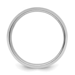 Sterling Silver Rhodium-plated 9mm Half-Round Size 11 Band
