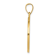 14k Saint Anthony Medal Hollow Pendant