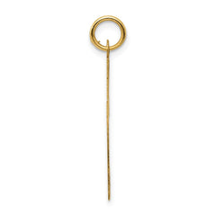 14k Polished Cross Pendant - 31