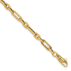 14K Polished 5mm Fancy Link 7.5 inch Bracelet - 2