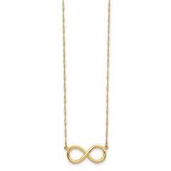 14K Polished Infinity Symbol 16.5 inch Necklace