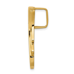 14k Polished Slide Fits up to 6mm Regular/8mm Fancy or Reversible Omega - 2