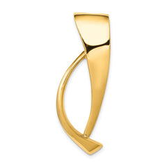 14k Polished Slide Fits up to 8mm Regular/Fancy/Reversible Omega - 2