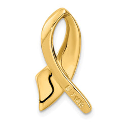 14k Polished Slide Fits up to 2mm Regular/6mm Fancy or Reversible Omega - 3