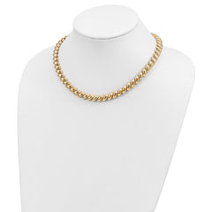 14k Polished 10mm 17 inch San Marco Necklace