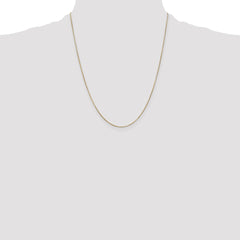 14K 22 inch .65mm Round Snake with Lobster Clasp Chain