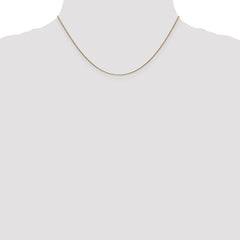 14K 16 inch .8mm Round Snake with Lobster Clasp Chain