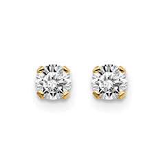 14ky .30ct. I2 K-L Diamond Stud Push-on Post Earrings