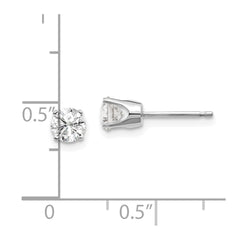 14kw .75ct I2 K-L Diamond Stud Push-on Post Earrings