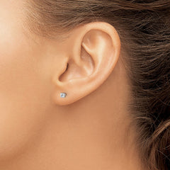 14kw .15ct VS2/SI1 G-I Diamond Stud Thread on/off Post Earrings