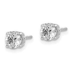 14kw .75ct VS2/SI1 G-I Diamond Stud Thread on/off Post Earrings