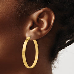 14k Polished Hoop Earring - 12