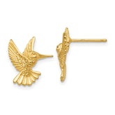 14k Hummingbird Post Earrings - 2