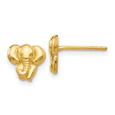 14K Elephant Earrings