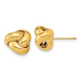 14k Polished Love Knot Post Earrings - 5