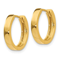 14k Round Hinged Hoop Earrings - 11