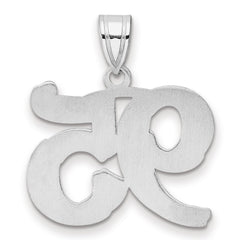 14kw Polished Etched Number 95 Pendant