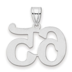 14kw Polished Number 65 Pendant