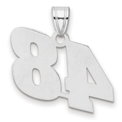 14kw Polished Block Number 48 Pendant