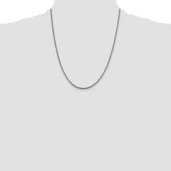 14K White Gold 22 inch 1.4mm Franco with Lobster Clasp Chain