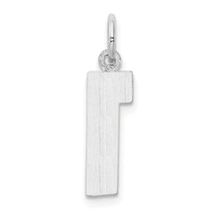 14kw Medium Polished Number 1 Charm