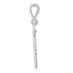 14kw Medium Polished Number 23 Charm