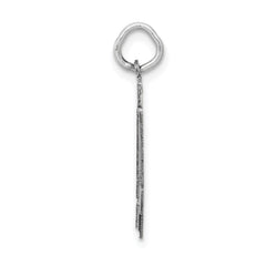 14kw Medium Satin Number 44 Charm