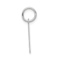 14kw Small Satin Number 9 Charm