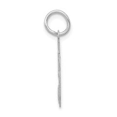 14kw Small Satin Number 50 Charm