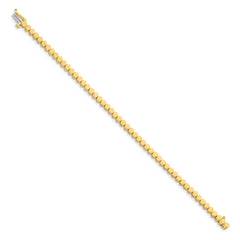 14k Holds 52 Stones up to 2.25mm Round Add-a-Diamond 7 inch Bracelet