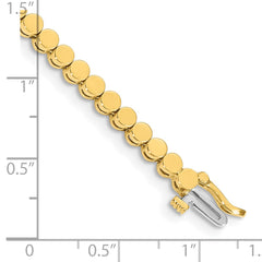 14k Holds 52 Stones up to 2.25mm Round Add-a-Diamond 7 inch Bracelet