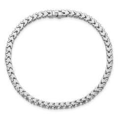 14k White Gold Complete 2.18 carat Round A Diamond 4-prong 7 inch Tennis Bracelet