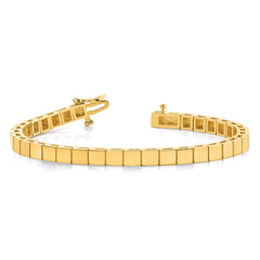 14k Holds 33 Stones up to 4mm Square Add-a-Diamond 7 inch Bracelet